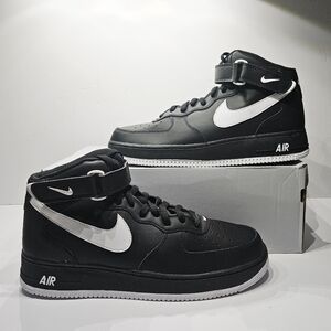 Nike Air Force 1 Mid 07 Black White